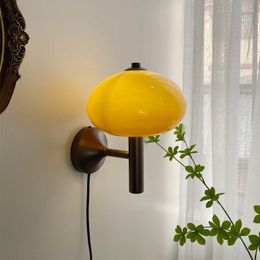 Wall Lamp Vintage Retro Mushroom Art Decorative Space Age Individual Sconces Iving/dining Room Bedroom Background Kitchen