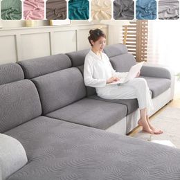 Chair Covers Tree Design Sofa Towel Jacquard Cover Fix Tight Anti-slip Cushion Seat On Decorate Living Room Easy Instal