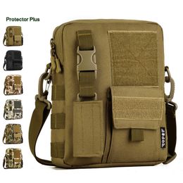 Hiking Bags Protector Plus Unisex Tactical Messenger Bag Military Camo Hunting Handbag Outdoor Hiking Travel Crossbody Shoulder Bag L221014