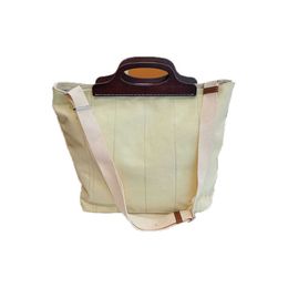 Triângulo PBAB Sacos de compras quentes Totes Prabag Canvas Bag Bag Women Classic Print With Letter Designer Crossbody Grande Capacity Burse de grande capacidade