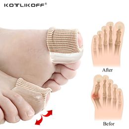 1 pcs Toe Separator Hallux Valgus Bunion Corrector Orthotics Feet Bone Thumb Adjuster Correction Pedicure Sock Straightener Pads