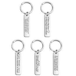 Personalised Cross Keychain Engraved Love Keyring Gift for Couples Girlfriend Boyfriends Key Chain Rings FY5620 asfasdf