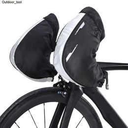 New Winter Thermal Bicycle Handlebar Mitts Mountain Road Bike Mittens Outdoor Cycling Warmer Cover MTB Accessories