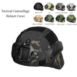 Cycling-Helme Airsoft Jagd Tactical Military Combat Cover CS Sport für Ops-Core PJ/BJ/MH-Typ Fast L221014