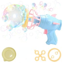 Novelty Games Big Bubble Gun Blowing Soap Bubbles Machine Automatic Toys Summer Outdoor Party Toy for Kids Birthday Park Children's Day Gift 221018