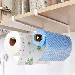 Hooks Roll Paper Holder Toilet Towel Stand Bathroom Shelf Kitchen Tissue Racks Storage Organizer