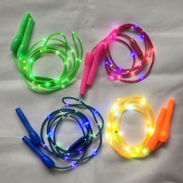 Children's holiday Party gift led electronic Colourful luminous rope skipping sports fitness supplie LK319