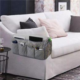 Storage Bags Sofa Arm Rest Organiser Waterproof Magazines Sundries Anti Slip Remote Control Couch Pocket 5 Armrest Bag
