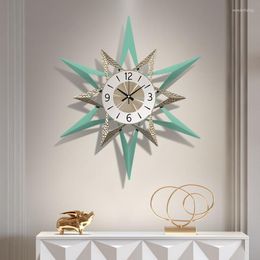 Wall Clocks Clock Large Mechanism Luxury Kitchen Industrial Design Nordic Zegar Na Sciane Home Decor ZP50BGZ