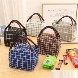Storage Bags Zipper Portable Bags Insated Coolers Large Capacity Lunch Bag Outdoor Picnic Hand Drop Delivery 2022 Home Garden Housek Dh7Mq