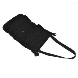 Storage Bags Tool Roll Up Bag Secure Closure Wrench Pouch For Pliers Screwdrivers