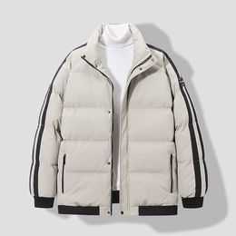 Men's Jackets Winter Thicken Cotton Jacket Travel Bubble Coat Harajuku Men's Parkas Warm Streetwear Classic Basic Puffer Jacket for Male G221013