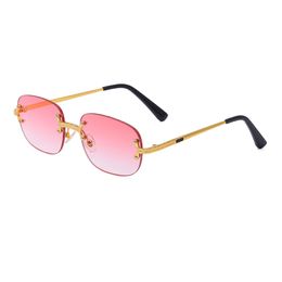 Simple sharp Oval sunglasses frames for women rectangular clear style distinctive confidence and elegance to show modern charm