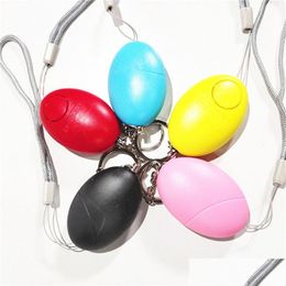 Alarm Systems Self Defence Alarms 120Db Loud Keychain Alarm System Girl Women Protect Alert Personal Safety Emergency Security Syste Dhqpu