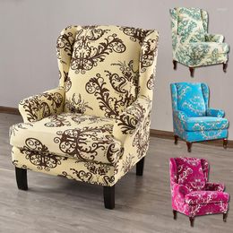 Chair Covers Soft Elastic Stretch Sofa 1 Seats Printed Flower Single Couch For Home Furniture Armchairs DIY Decoration