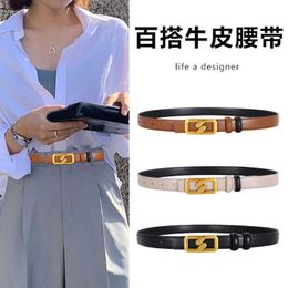 2022 Fashion Brand Womens Belts Double Sided Optional Luxury Designer Leather Belt Women Dress Buckle Belt