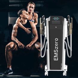 2022 New Electromagnetic Slimming 4/5 Handles Optional Muscle Building Body Shaper Ems Body Sculpting Machine