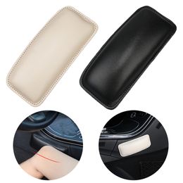 Universal Leather Knee Pad for Car Interior Pillow Comfortable Elastic Cushion Memory Foam Leg Pad Thigh Support Auto Accessories