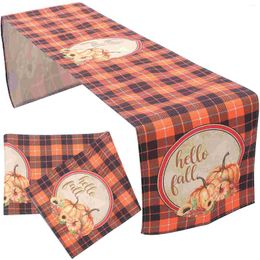 Festive Supplies Table Runner Thanksgiving Harvest Cover Party Holiday Tablecloth Centerpiece Setting Home Autumn Leaf Maple Stylish