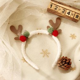 Party Favour New Year Christmas Decoration Headband Elk Xmas Tree Hair Band Christmas Ornaments Kids Gifts JNB16517