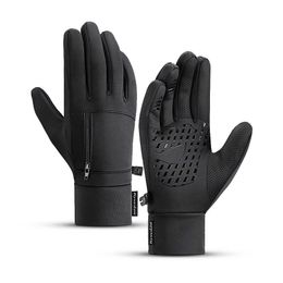 Ski Gloves Winter Waterproof Thermal Fleece Men Women Cycling Full Finger Warm Touch Screen Outdoor Sports Riding Bike L221017