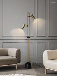 Floor Lamps Light Luxury Copper Lamp Living Room Side Cabinet Sofa Corner Coffee Table Bedroom Bedside Study
