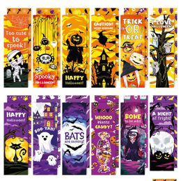 Bookmark Bookmark Halloween Theme Bookmarks Bk For Kids Cute Pumpkins Skls Page Marker Personalized Friend Classroom Rewards Supplies Dhpsn