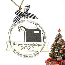 Christmas Decorations 2022 Gases Ornament Funny Wooden Hanging Ornaments For Tree Window