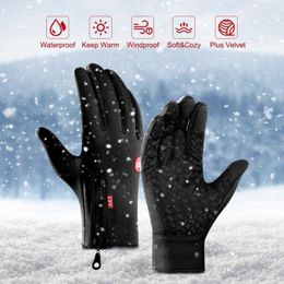 Ski Gloves Autumn Winter Warm Men Women Touch Screen Waterproof Windproof Outdoor Sports Thermal L221017