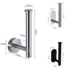 Wall Mount Toilets Paper Holder Stainless Steel Bathroom Kitchen Roll Papers Accessory Tissue Towel Accessories Holders RRA23