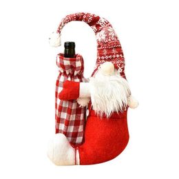 Christmas Decorations Party Decor Santa Claus Wine BagChristmas RRE15186