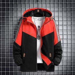 Men's Jackets Man Black Windbreaker Windproof Waterproof For 2022 Spring Autumn Zip Up Jacket Men's Streetwear Bomber Clothes OverSize 7XL 8XL T221019