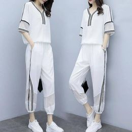 Women's Tracksuits Women's Sportswear Suit Large Size 2 Piece Summer Tie-dye Coordinate Set Tops And Pants Cute Clothes