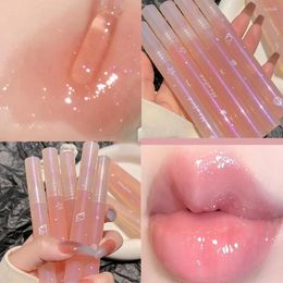 Lip Gloss Korean Transparent Mirror Moisturising Liquid Lipstick Clear Glitter Primer Hydrating Plump Care Tools