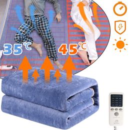 Blankets Electric Blanket Heated Mattress Thermostat Heating Dual Control Thicker Heater Winter Body Warmer