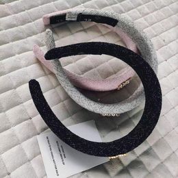 fashion cloth headband Classic Hair Accessories C head band party gift with dust bag