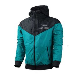 Men's Jackets Men's Jackets Custom Your Waterproof Hoode Wind Breaker Casual Coat Male Clothing 2021 Autumn Jackets Men T221017
