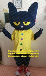 Pete Cat Mascot Costume Adult Cartoon Character Outfit Suit Family Spiritual Activities Sports Events CX2018