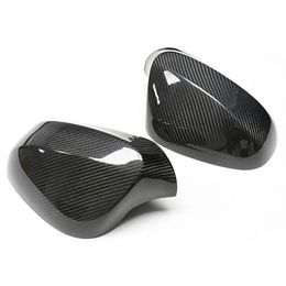 Car Side Wing Mirror Cover Caps for BMW 3 Series E92 E93 320i 325i 2006-2011 Rearview Carbon Fibre Shell