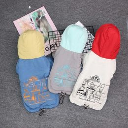 Dog Apparel Pet clothes hit Colour robot dog coat thick warm puppy clothes cotton cat vest dog jacket teddy bichon hiromi schnauzer clothing T221018