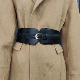 Cinturas de cors￩ de talla grande Cintur￳n Dise￱ador de cintura ancha para mujeres para mujeres Cumero de alta calidad Cummerbund Brown Wistand