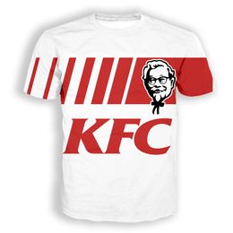 New 3D Print Causal Clothing KFC Pattern Fashion Men Women T-shirt Plus Size Size S-7XL 006