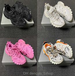 2022 track 3.0 2 Casual shoes men women Paris yellow pink black sport casual shoe trainers sneakers Balencaigasize 36-45