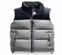 Men's Vest men designs waistcoat Down Coat Women Winter Down Vests Mans Jacket puffer Outdoor Warm sleeveless Feather Parka Outwear
