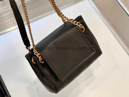 Designer Nolina Leather Crossbody Bags Gold Chain Mini For Women Clutches Casual Simple Fashion Shoulder Bag Lady Luxury Small Handbags