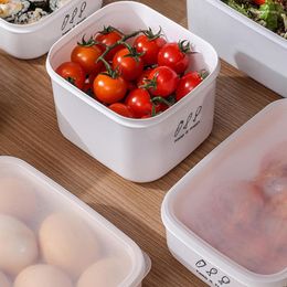 Storage Bottles Refrigerator Food Containers With Lid Stackable Case Cold & Heat Resistant Drop