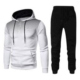 Men's Tracksuits Men's Sets Sports And Leisure Fitness Polka Dot Hoodie Sweater Trousers Suit Conjuntos De Hombre Sweatshirts For Men