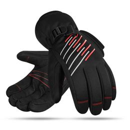 Ski Gloves Warm 3M Thinsulate Winter Thermal Snowmobile TouchScreen Motorcycle Cycling Men Women L221017