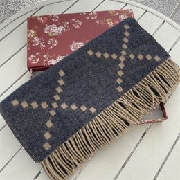 Luxury Scarf Designer Scarves For Womens Cashmere Silk Knitting Shawl 45cm By 200cm High Quality Mens Scarfs