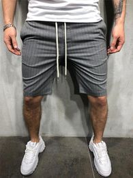 Men's Shorts Mens 2022 Summer Casual Striped Color-Block Knee Length Pants Male Joggers Sports Plus Size 3XL